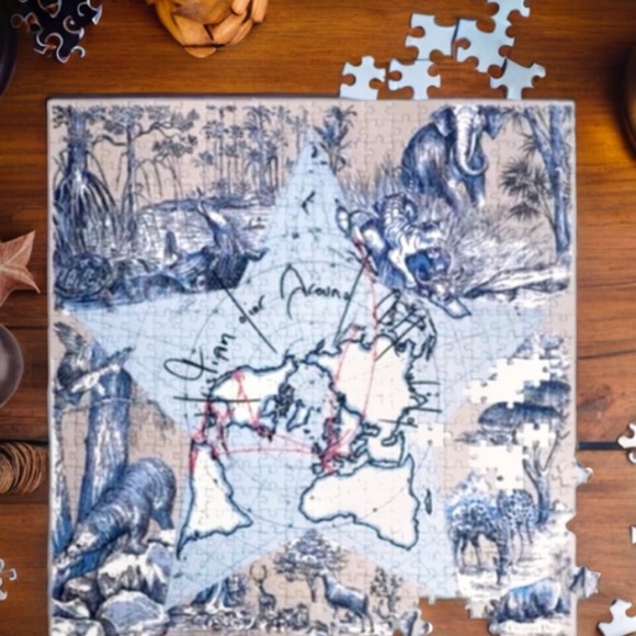 Dior Beauty Puzzle Around the World in Textured White Box (500 piece puzzle) - Picture 1 of 5